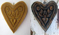 LARGE BEESWAX HEART
